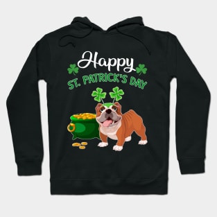 Happy St Patrick_s Day For Bulldog Lovers T shirt Hoodie